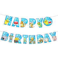 Pokemon Birthday Decorations Pikachu Banner / 23575