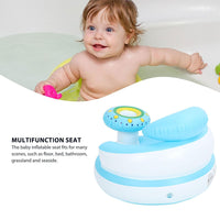 Baby Inflatable Chair PVC Infant Support Folding Toddler Bath Chair
