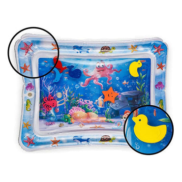 Baby Ice Pad, Sea Creatures Inflatable Play Playmat Baby Toys Baby Water Mat Airtight with Thick PVC Material for Play for Baby With Bag / KN-506 / 5067