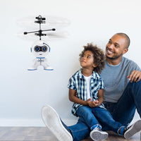 Robot Fly Toy  Aircraft Toy Induction Flying USB Charging Sensing Hand Movements for Kids