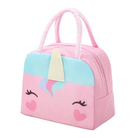 ( NET )Cartoon Thermal Insulation Lunch Bags Cute Polyester Insulated Lunch Bag for Office Work School Picnic Beach