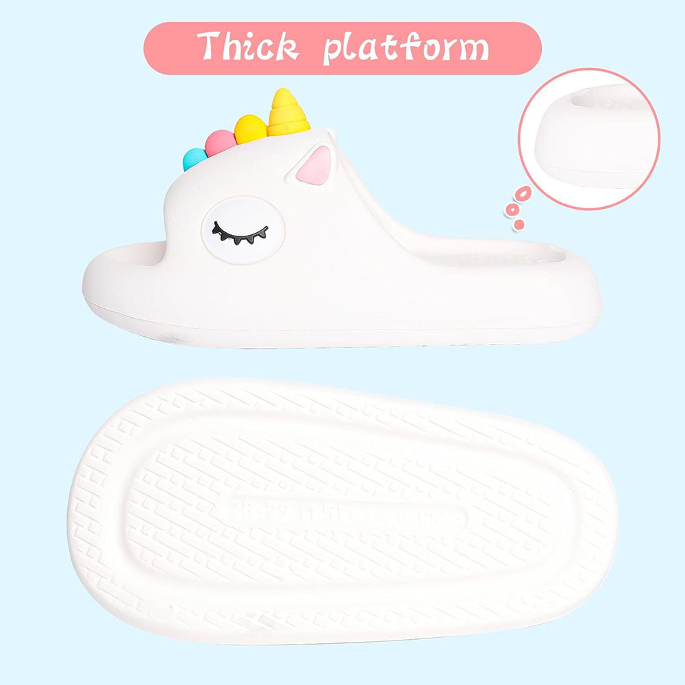 Boys Girls Unicorn Slipper Slide Sandals