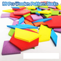 155PCS WOOD PATTERN BLOCKS / KM-16 / MG15