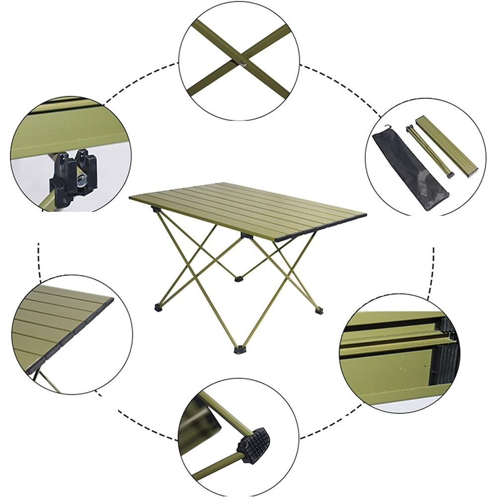 (NET) Outdoor Portable Folding Table
