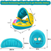 (NET) Baby Swimming Ring Inflatable