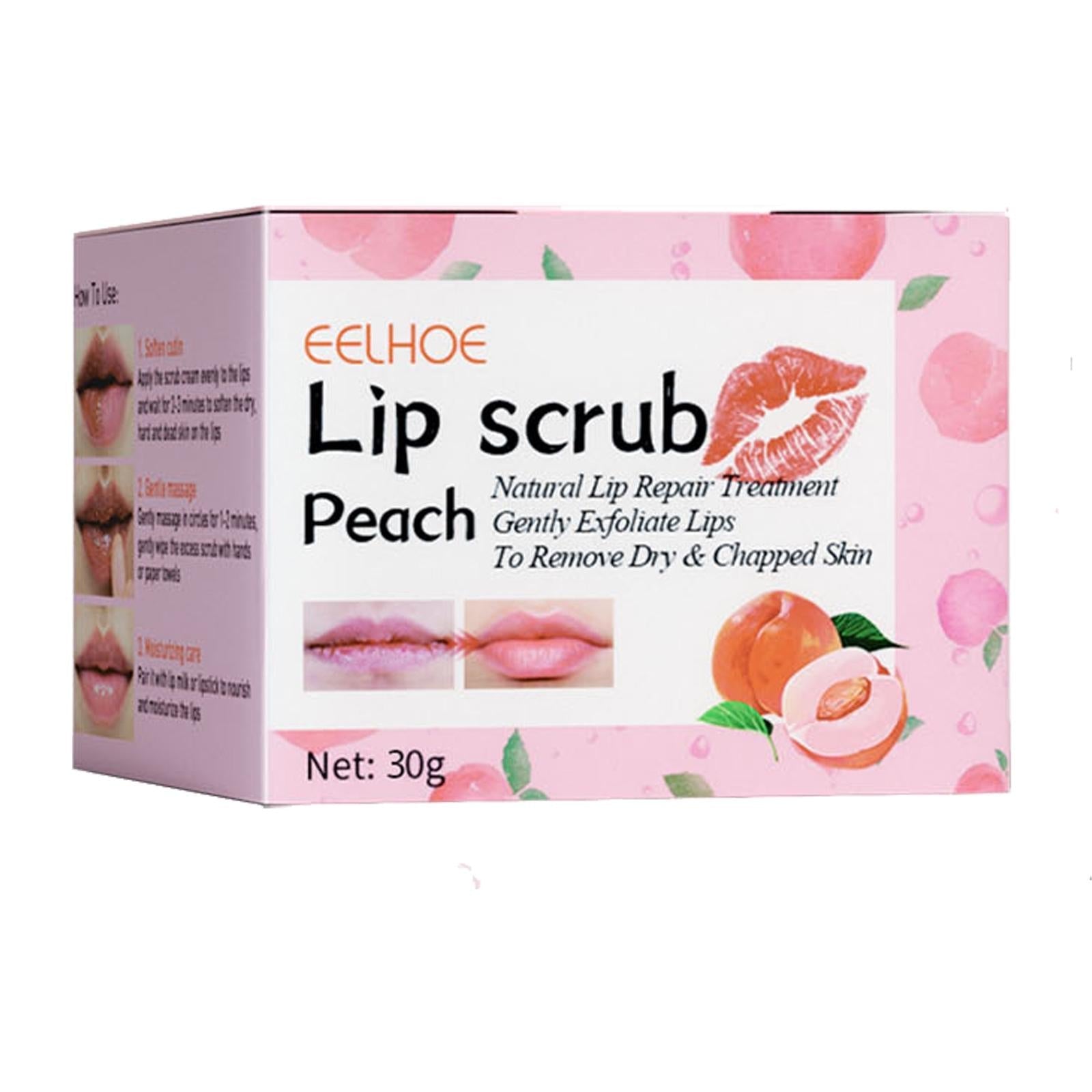 (NET) Lip Scrub Exfoliator for Dull Lip Lines Keratinized Cuticles 30g