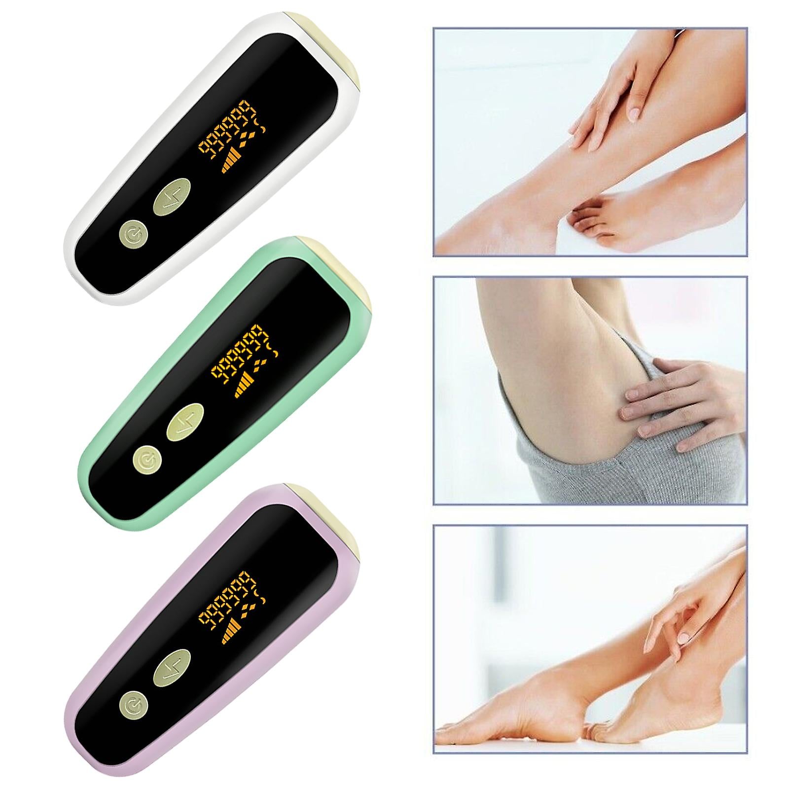 (NET) Ipl Painless Laser Removal Hair 999 999 Flashes Permanent Body Epilator Device