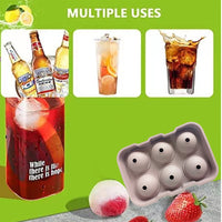 6 Ice Balls Silicone Mold