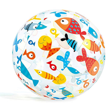 (NET)Intex Kids Inflatable Lively Print Beach Ball 51cm / 59040NP / 59040B