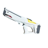 (NET) High Pressure Electric Water Gun Large Capacity Automatic Water Guns Shark Adult Kids Outdoor Beach Pool Summer Toys Watergun