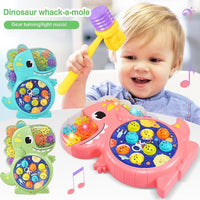 Electronic Dinosaur Hit Hammer Game for Kids - Music & Lights