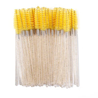 (NET) Eyelash Brush Crystal Mascara Wands 50 Pcs