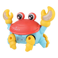 Electric Walking Crab Toy - Funny Lights & Music, Cartoon Design