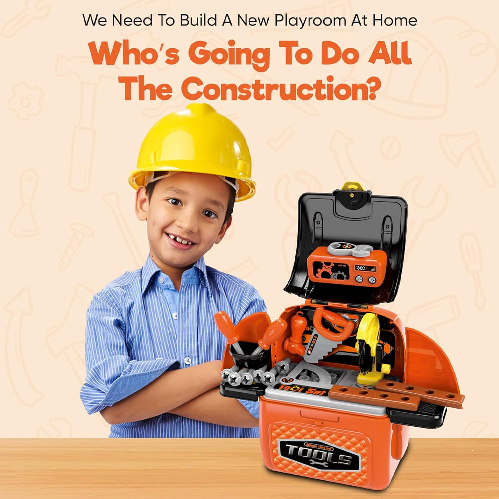 (Net) Construction Toolbox Toy Set for Imaginative Builders