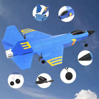 (Net) Airplane Foam Glider Avion Aircraft Remote Control RC Airplane With LED Light