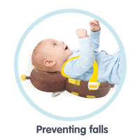 (net) Head Back Protector Cartoon Bee Pillow Baby Head Fall protection Pillow Cushion