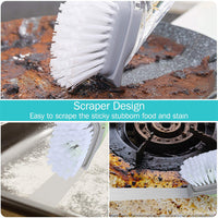 Soap Dispensing Dish Brush, Kitchen Scrub Brush for Pans Pots Sink