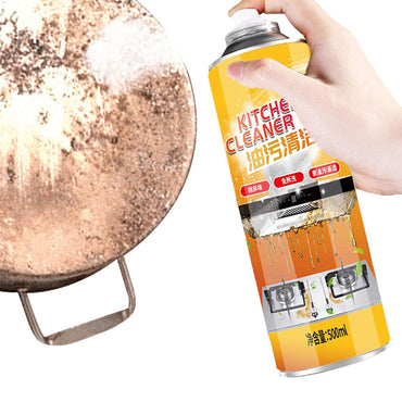 Kitchen Grease Cleaner - Kitchen Stove Top Cleaner Bubble Cleaner Spray - Multifunctional Grease Cleaner Foam Cleaner for Cooker, Pots, Grills, Sinks, Cooktops, Tile, Floors Manxi