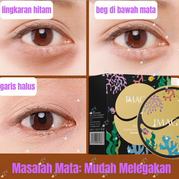 (NET)Eyes Mask Golden Seaweed Under Eyes Patches for Women & Men Under Eye Collagen 80g /893288