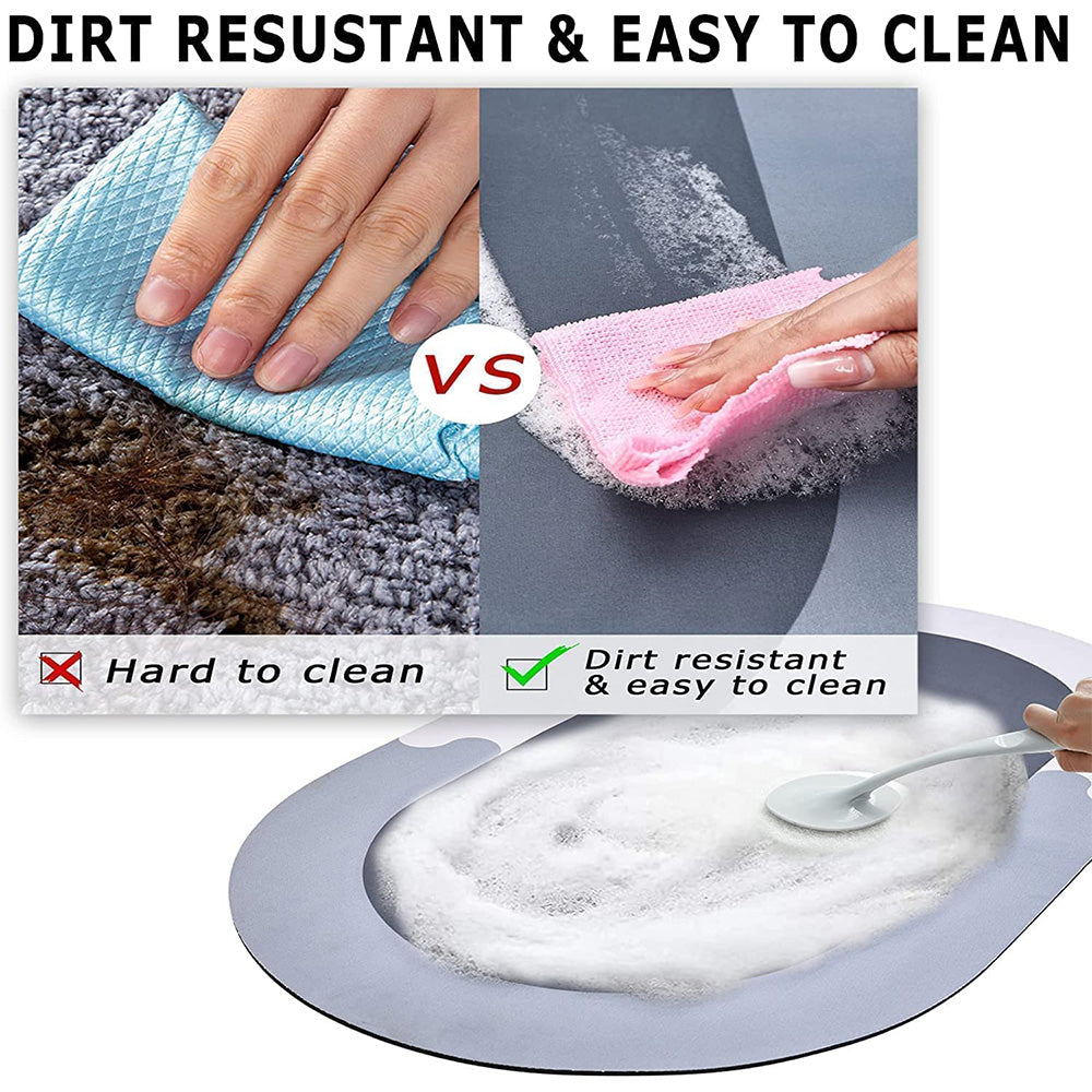 (NET) Floor Mat Quick Drying Bathroom Soak mats Floor Rugs & Water Absorbing Floor Mat  Anti-Slip
