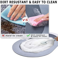 (NET) Floor Mat Quick Drying Bathroom Soak mats Floor Rugs & Water Absorbing Floor Mat  Anti-Slip