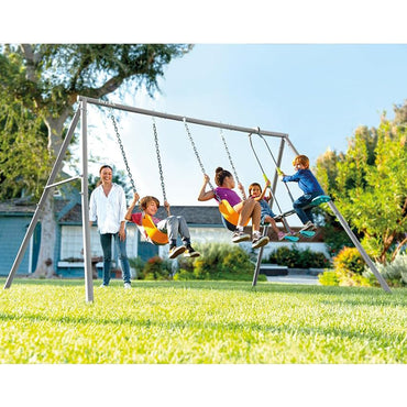 (Net) Intex 44123 Swing Set Child Seat Swing and Trapezi, 343 x 249 x 203 cm