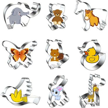 Stainless steel Biscuit Molds Baking Tools  7 pcs