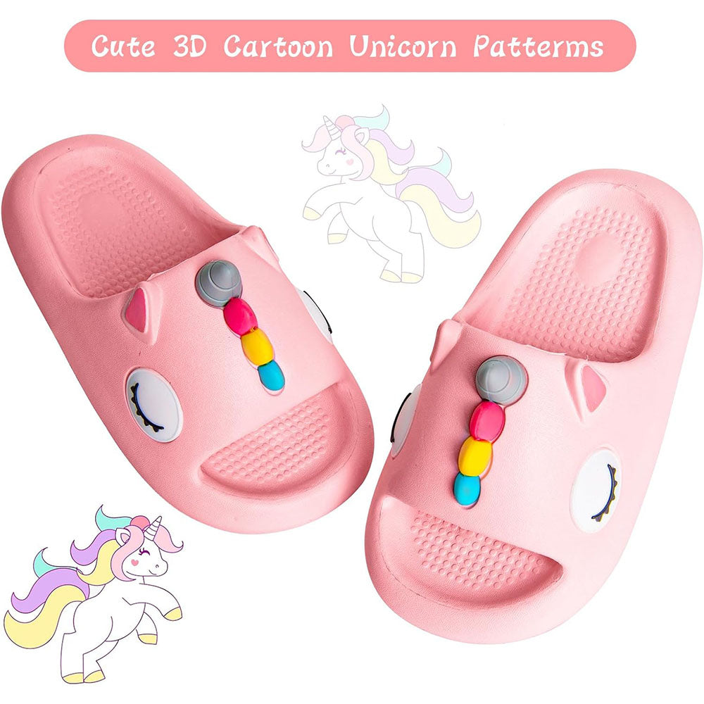 Boys Girls Unicorn Slipper Slide Sandals