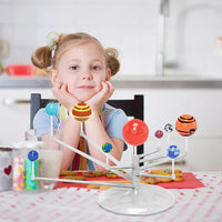 Solar System Kit  Astronomy 3D Planet Model Tribe Solar System Model Making Kit with Brush and Paint Educational Toy