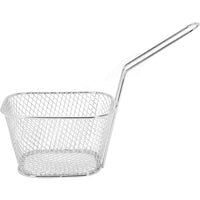 ( NET) Stainless French Fries Baskets, Multi-Function Kitchen Frying Tool for Frying Chips, Onion Rings, Chicken Wings(Silver)