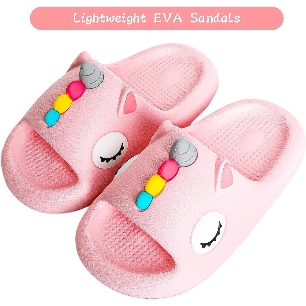 Boys Girls Unicorn Slipper Slide Sandals