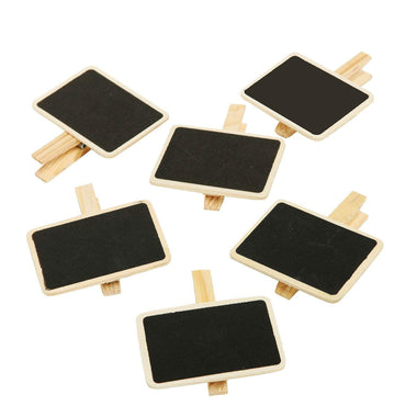 Wood Chalkboard with Blackboard Clip 2 pcs