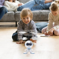 Robot Fly Toy  Aircraft Toy Induction Flying USB Charging Sensing Hand Movements for Kids