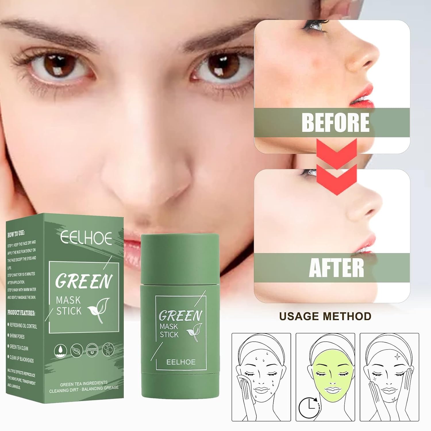 (NET) Green Tea Deep Cleanse Mask