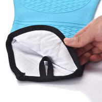 Extra Long Silicone Oven Mitts, Heat Resistant Oven Gloves Waterproof Flexible Pot Holders Heavy Duty Oven Mitts for Kitchen / KR-021