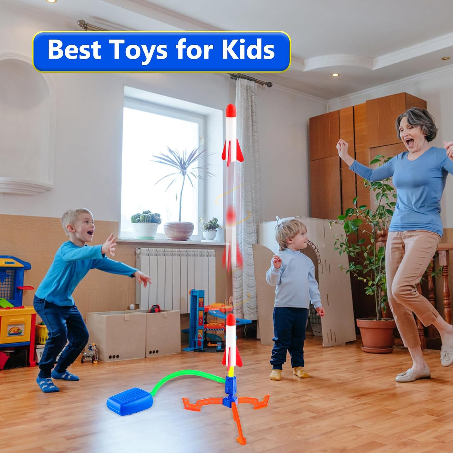 Stomp Rocket Launcher Toy for Kids