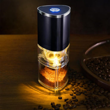 (NET) Portable Electric Coffee Bean Grinder