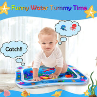Baby Ice Pad, Sea Creatures Inflatable Play Playmat Baby Toys Baby Water Mat Airtight with Thick PVC Material for Play for Baby With Box / KN-507 / 56862 / NS-086