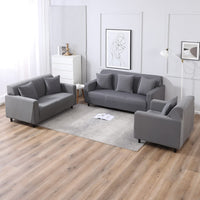 (Net) Elastic Sofa Cover Set, 3 Pieces / 917890
