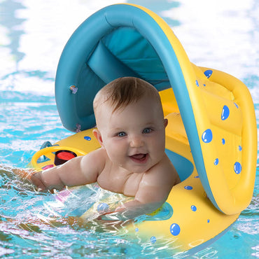 (NET) Baby Swimming Ring Inflatable