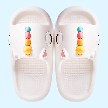 Boys Girls Unicorn Slipper Slide Sandals