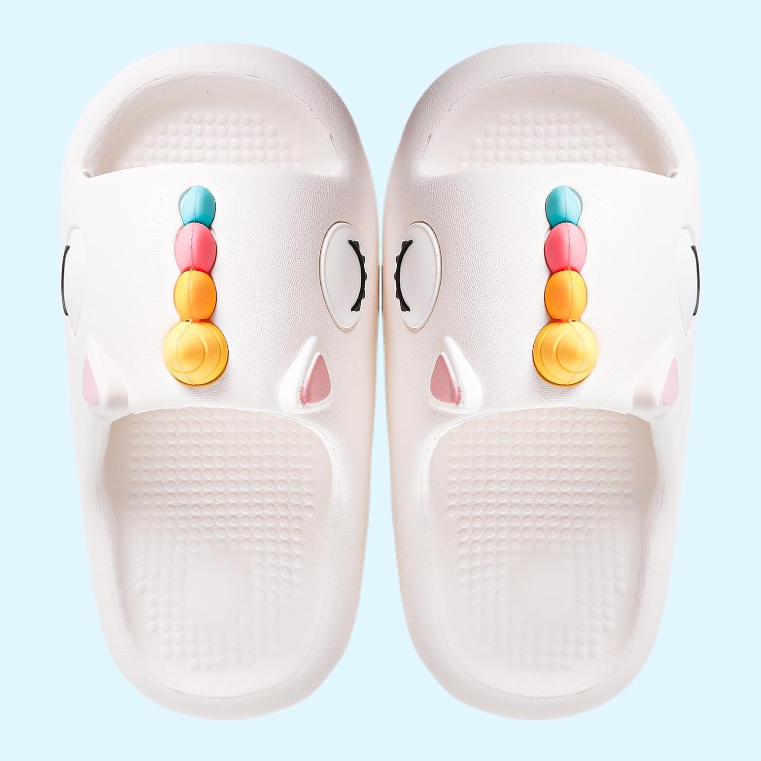 Boys Girls Unicorn Slipper Slide Sandals