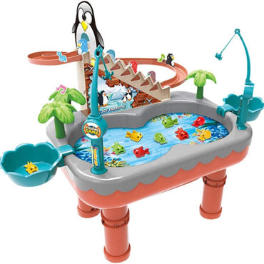Penguin Roller Coaster Penguin Toy Magnetic Fishing Toy Toy for Kids Toddler