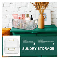 (Net) Multi-Purpose Plastic Bin Organizer Container - Your Ultimate Solution for Neat and Tidy Spaces