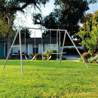 (Net) Intex 44123 Swing Set Child Seat Swing and Trapezi, 343 x 249 x 203 cm