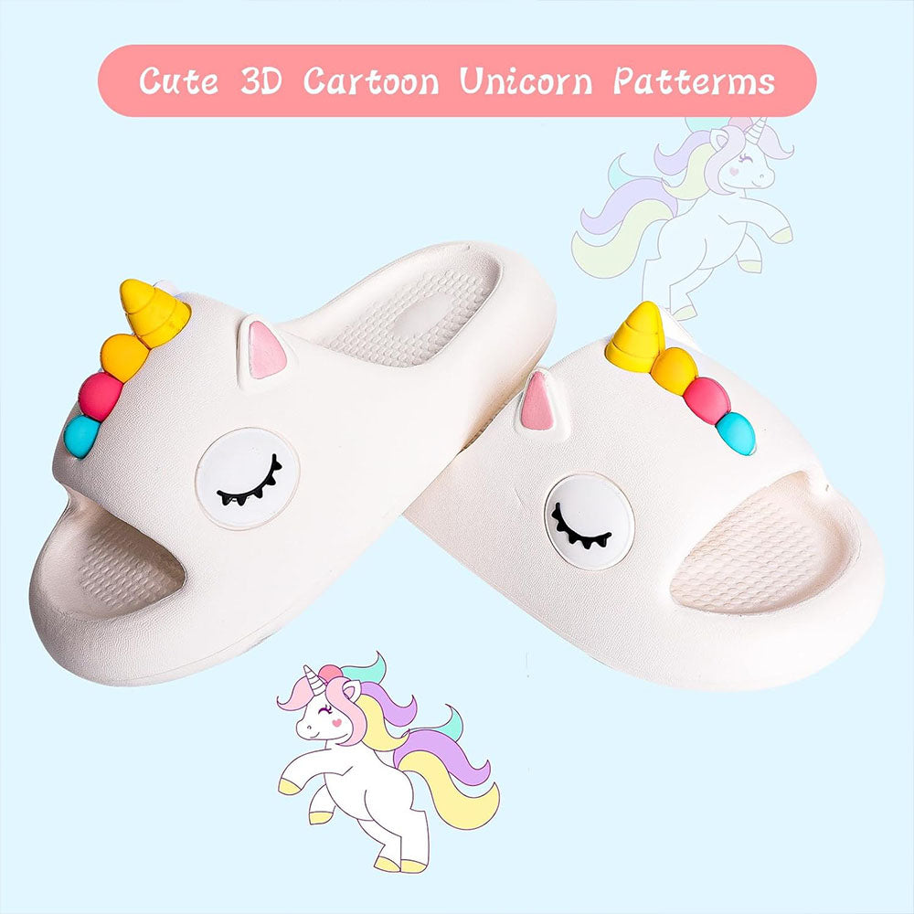 Boys Girls Unicorn Slipper Slide Sandals