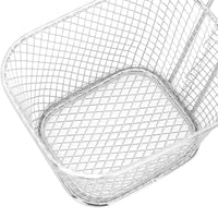 ( NET) Stainless French Fries Baskets, Multi-Function Kitchen Frying Tool for Frying Chips, Onion Rings, Chicken Wings(Silver)