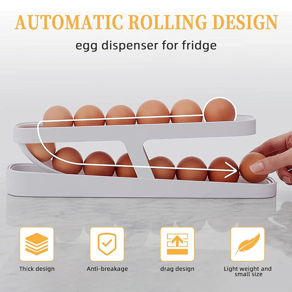 Egg Dispenser Organizer for Refrigerator