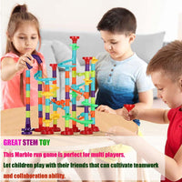 113 Pieces 3D Marble Run Set Construction Building Blocks STEM Learning Toy Early Education
