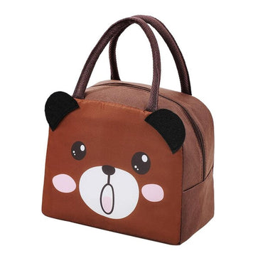 Cartoon Thermal Insulation Lunch Bags Cute Polyester Insulated Lunch Bag for Office Work School Picnic Beach